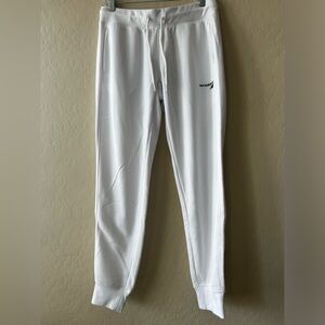 NEW BALANCE women's white jogger pants